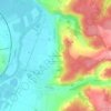 Mappa topografica Les Hautes Fourches, altitudine, rilievo