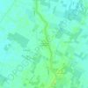 Mappa topografica Santa Maria in Fabriago, altitudine, rilievo