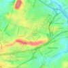 Mappa topografica Wyomissing Hills, altitudine, rilievo
