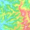Mappa topografica Monte Oliveto Maggiore, altitudine, rilievo