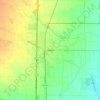 Mappa topografica Orland, altitudine, rilievo