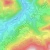 Mappa topografica Spornhof, altitudine, rilievo
