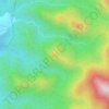 Mappa topografica Doi San Klang Huai Nok, altitudine, rilievo