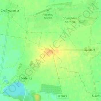 Mappa topografica Pilsenhöhe, altitudine, rilievo