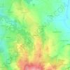 Mappa topografica Chenevières, altitudine, rilievo