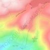 Mappa topografica Sunset Point, altitudine, rilievo