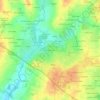 Mappa topografica Village des Sablonnes, altitudine, rilievo