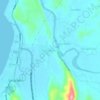 Mappa topografica Santo Rosario, altitudine, rilievo