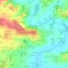 Mappa topografica Le Bois-Pierre, altitudine, rilievo