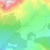 Mappa topografica Agios Nektarios, altitudine, rilievo