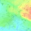 Mappa topografica Le Château, altitudine, rilievo