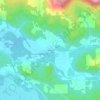 Mappa topografica Fall Creek, altitudine, rilievo