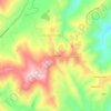 Mappa topografica Santa Lucia, altitudine, rilievo
