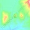 Mappa topografica Rocky Butte, altitudine, rilievo