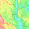 Mappa topografica Bridgnorth, altitudine, rilievo