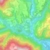 Mappa topografica Pian del Vescovo - Denat, altitudine, rilievo