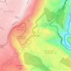 Mappa topografica Santa Anita, altitudine, rilievo