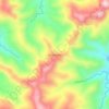 Mappa topografica Hinandayan, altitudine, rilievo