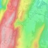 Mappa topografica Volognat, altitudine, rilievo