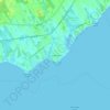 Mappa topografica South Jamesport, altitudine, rilievo