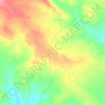 Mappa topografica Perones, altitudine, rilievo