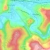 Mappa topografica Au chêne l'attaque, altitudine, rilievo