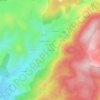 Mappa topografica La Nastarié, altitudine, rilievo