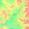 Mappa topografica Huajuapan, altitudine, rilievo