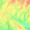 Mappa topografica Boisne, altitudine, rilievo