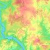 Mappa topografica Granite, altitudine, rilievo