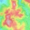 Mappa topografica Salorge, altitudine, rilievo