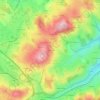 Mappa topografica Le Petit Culty, altitudine, rilievo