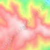 Mappa topografica Keystone Mountain, altitudine, rilievo