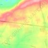 Mappa topografica Black Horse, altitudine, rilievo