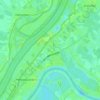 Mappa topografica Veluwe, altitudine, rilievo