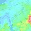 Mappa topografica Suesa, altitudine, rilievo