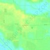 Mappa topografica Cunningham, altitudine, rilievo