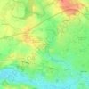 Mappa topografica Le Pont du Fresne, altitudine, rilievo