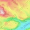 Mappa topografica Farges, altitudine, rilievo