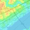 Mappa topografica South Chester, altitudine, rilievo
