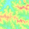 Mappa topografica Unionville, altitudine, rilievo