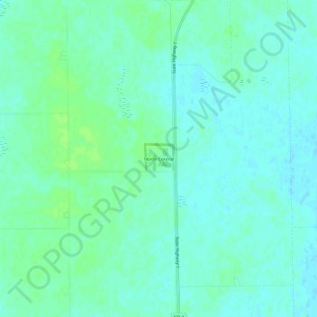 Mappa topografica North Central, altitudine, rilievo