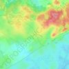 Mappa topografica Le Plat, altitudine, rilievo