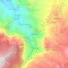Mappa topografica Los Berrazales, altitudine, rilievo