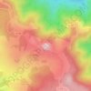 Mappa topografica Mont Gerbier de Jonc, altitudine, rilievo