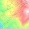 Mappa topografica El Colorado, altitudine, rilievo
