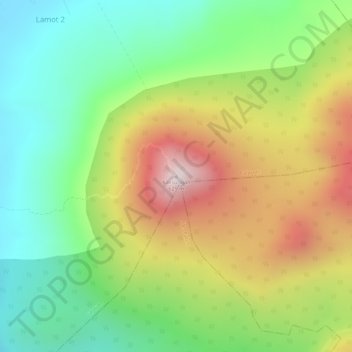 Mappa topografica Kalisungan, altitudine, rilievo