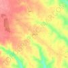 Mappa topografica Manchester, altitudine, rilievo