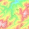 Mappa topografica 黄冈, altitudine, rilievo