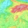 Mappa topografica Parè, altitudine, rilievo